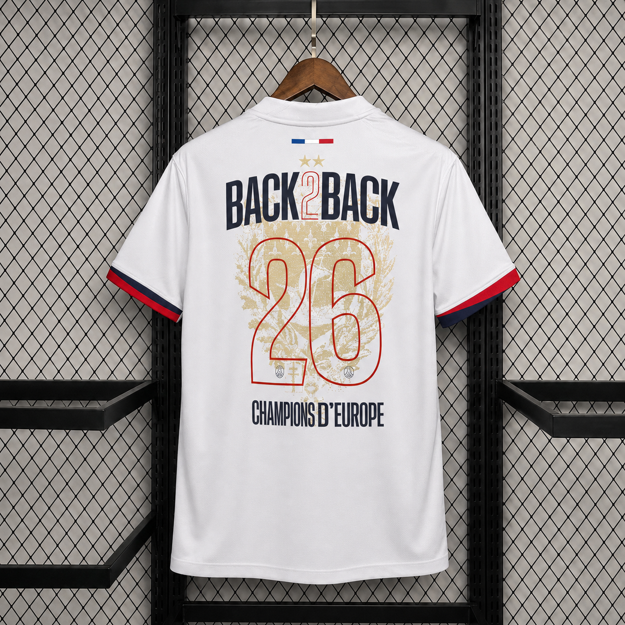Maillot Extérieur Stadium PSG 25/26 - Flocage Champions of Europe