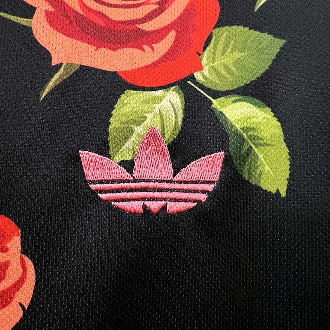 2324 Japanese Rose Black S Xxl Maillot Domicile miniature 5