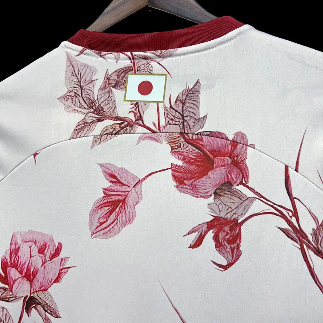 2324 Japanese Rose White S Xxl Maillot Domicile miniature 2