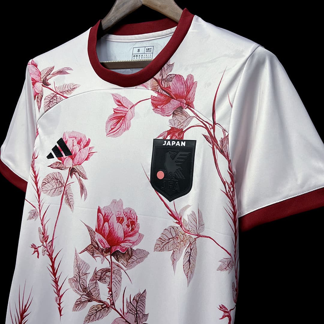 2324 Japanese Rose White S Xxl Maillot Domicile miniature 6
