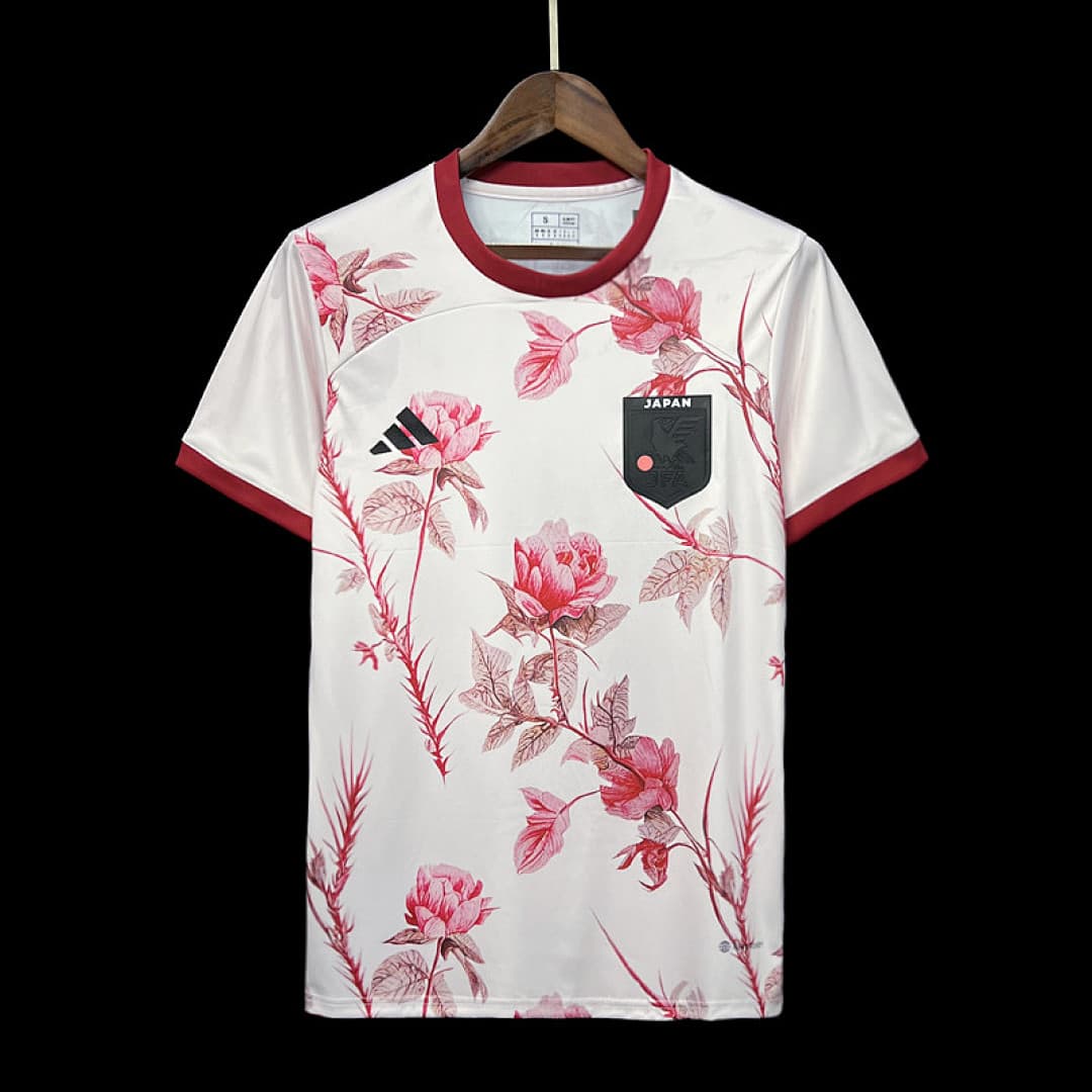 2324 Japanese Rose White S Xxl Maillot Domicile miniature 9