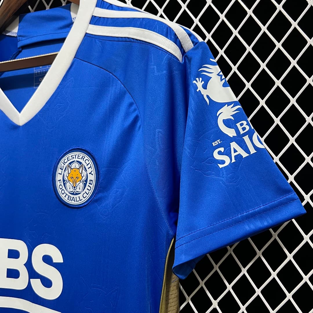 2324 Leicester City Maillot Domicile miniature 6