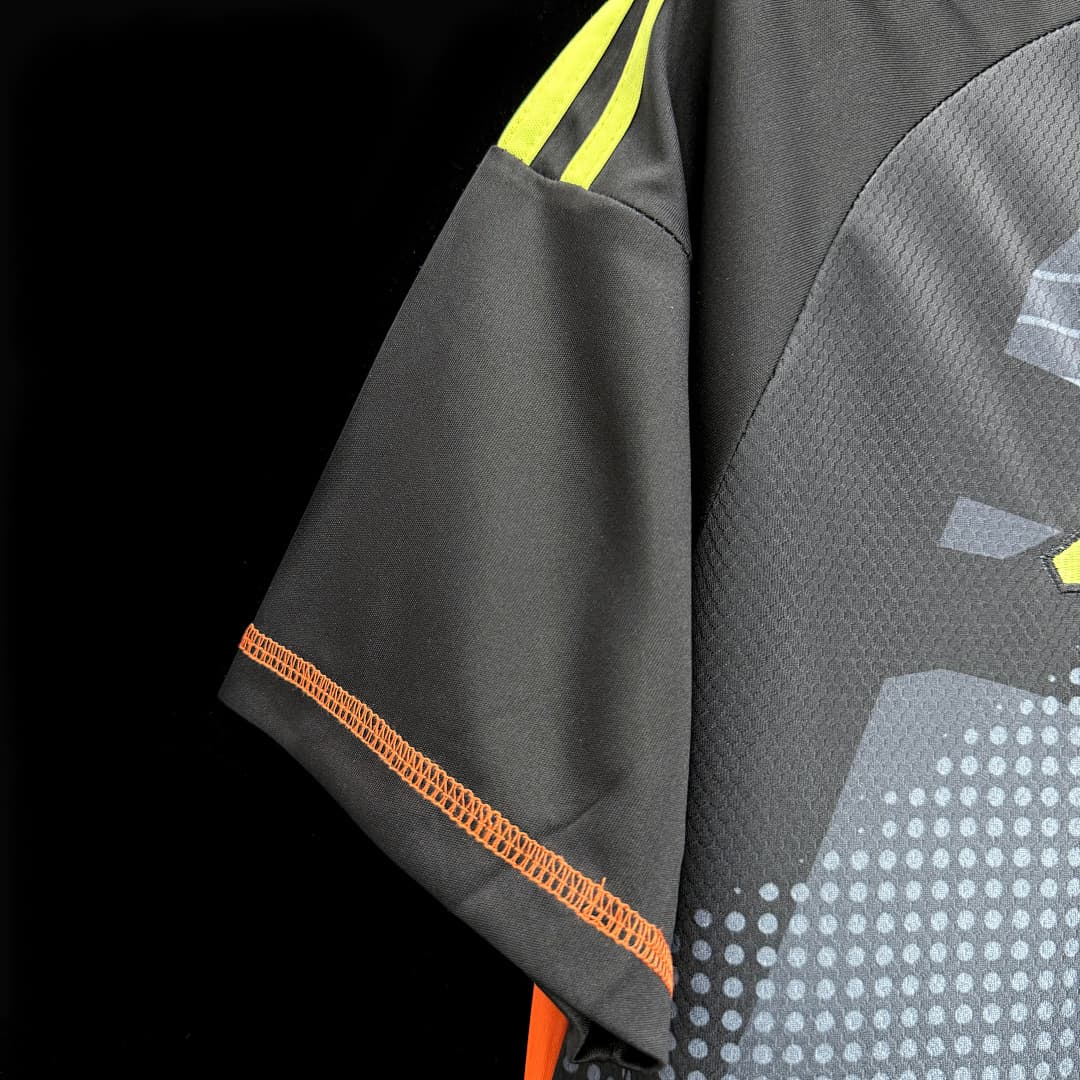 2425 Mexican Black Goalie S Xxxxl Maillot Domicile miniature 3