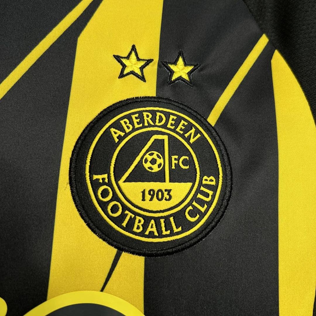 Aberdeen F C 2024-2025 Maillot Extérieur miniature 4