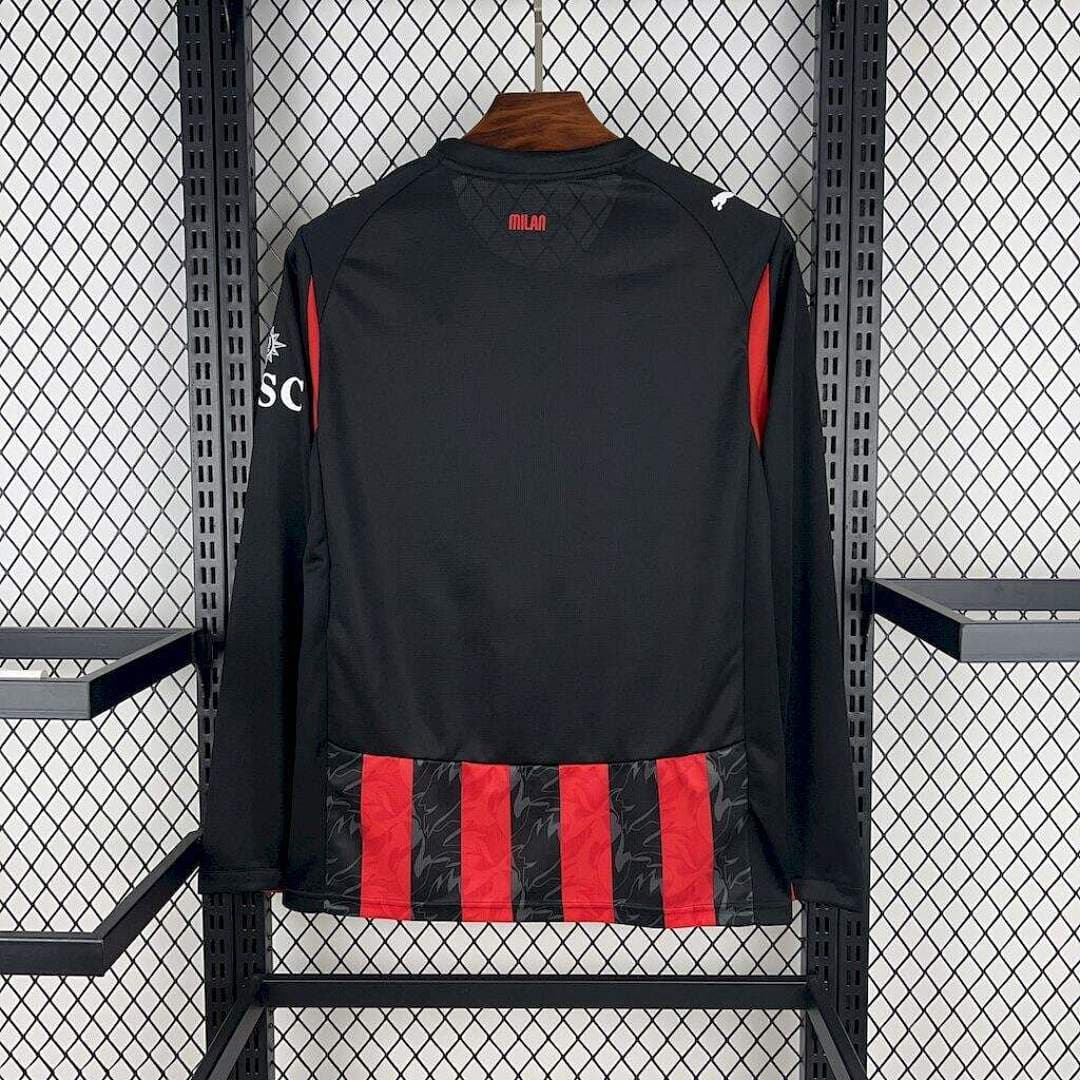 AC Milan Maillot Domicile Manches Longues miniature 7