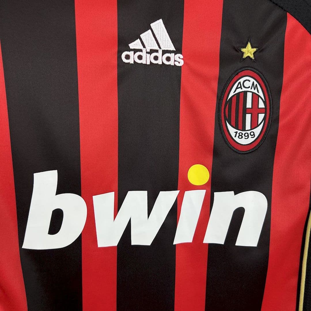 AC Milan Maillot Domicile Manches Longues Retro miniature 4