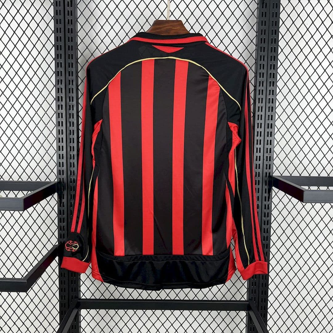 AC Milan Maillot Domicile Manches Longues Retro miniature 8