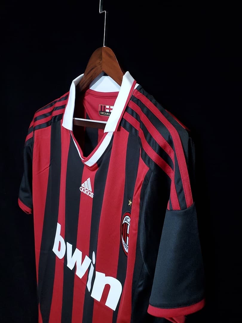AC Milan Maillot Domicile Retro 2009-2010 miniature 4
