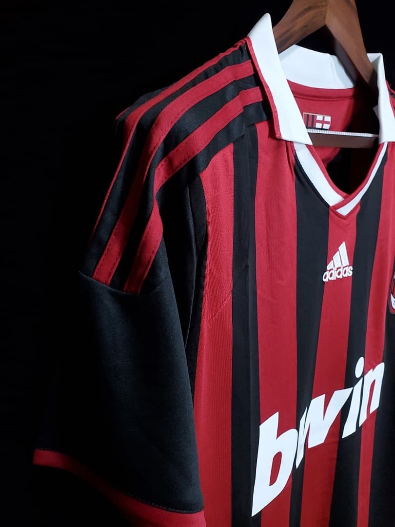 AC Milan Maillot Domicile Retro 2009-2010 miniature 9