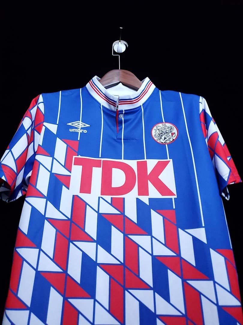 Ajax Maillot Extérieur Retro 1990 miniature 3