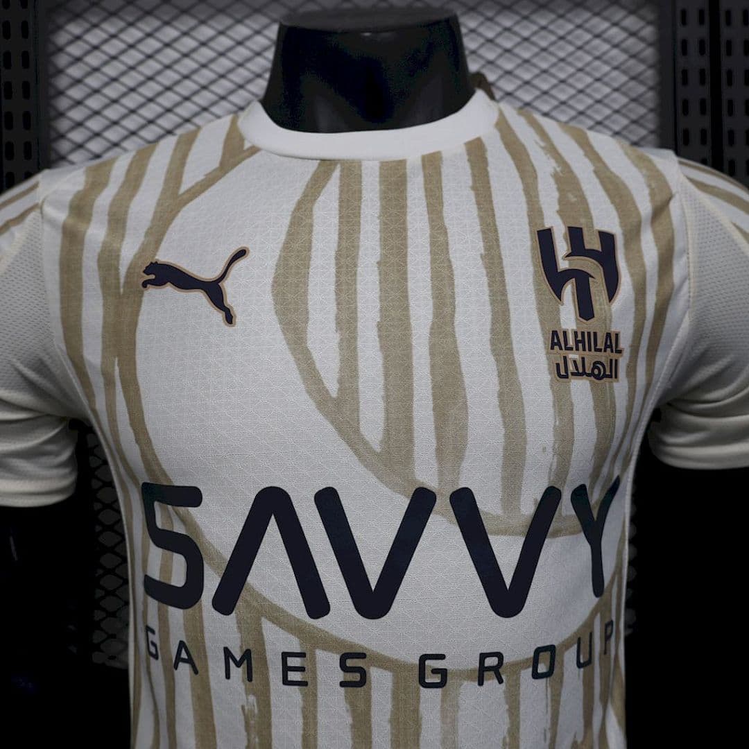 Al Hilal Sc 2025-2026 Maillot Extérieur Version Joueur miniature 4
