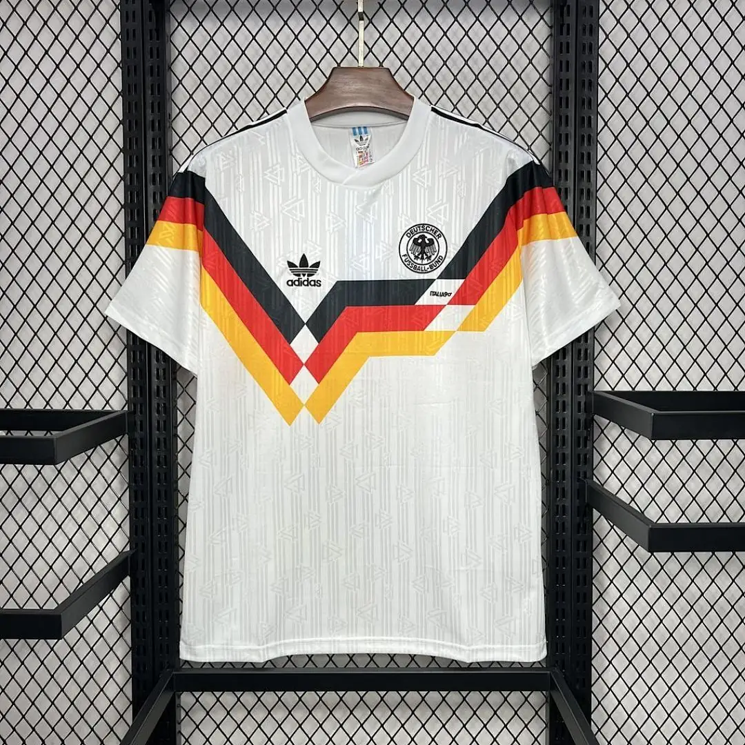 Allemagne Maillot Domicile Retro 1990 miniature 2