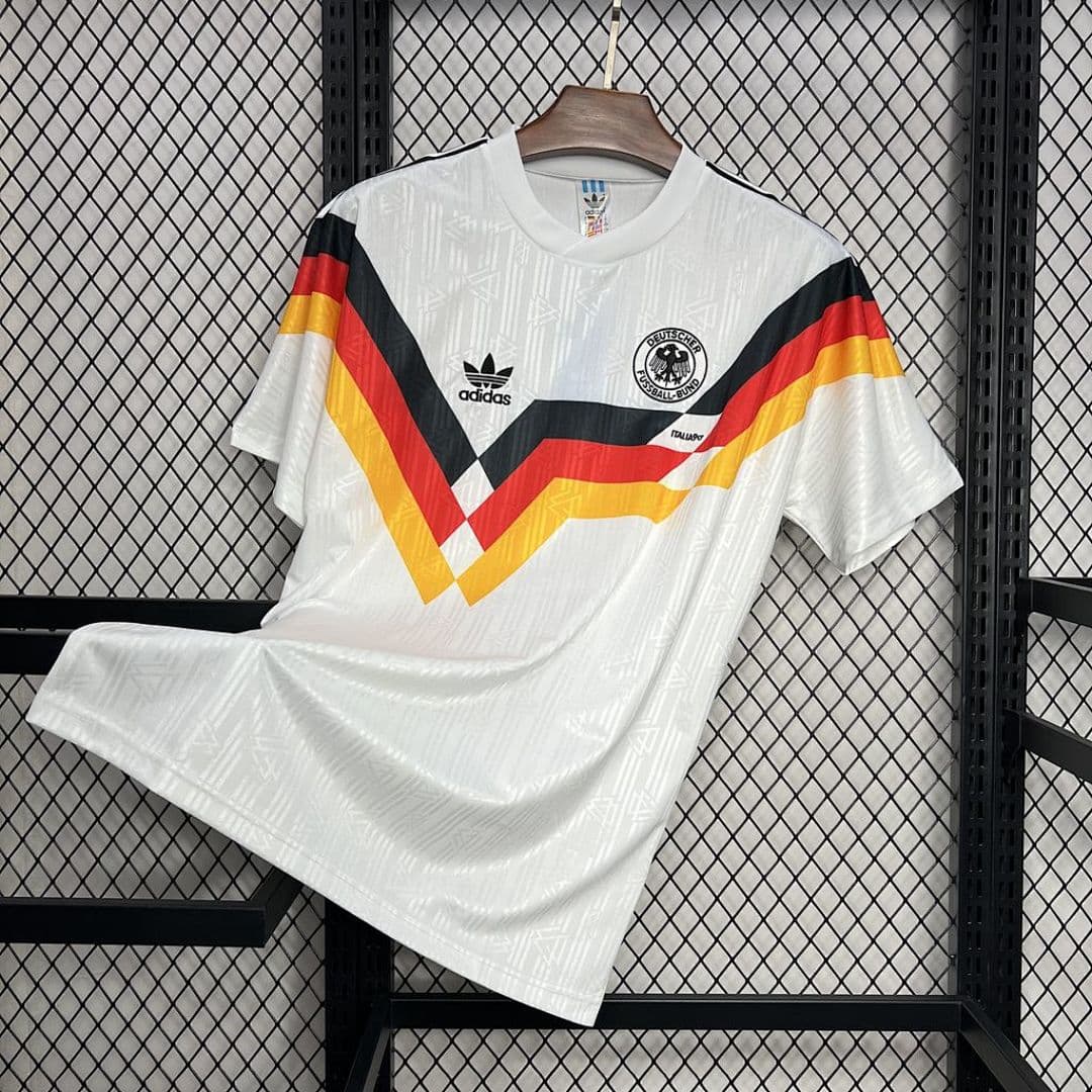 Allemagne Maillot Domicile Retro 1990 miniature 8