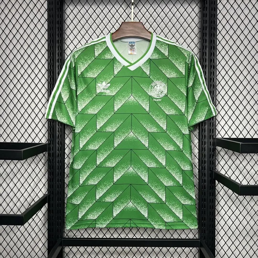 Allemagne Maillot Extérieur Retro 1990 miniature 2