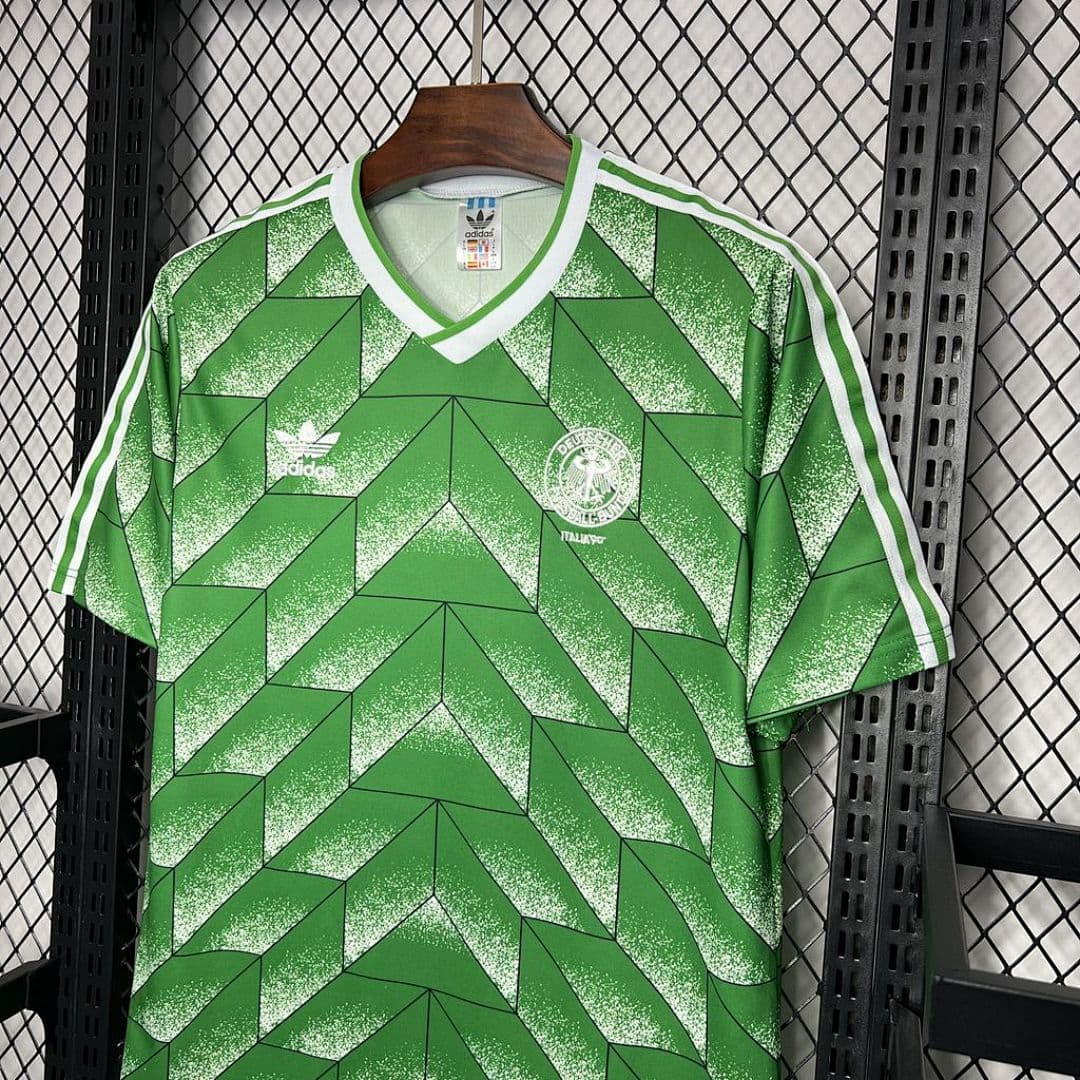 Allemagne Maillot Extérieur Retro 1990 miniature 7