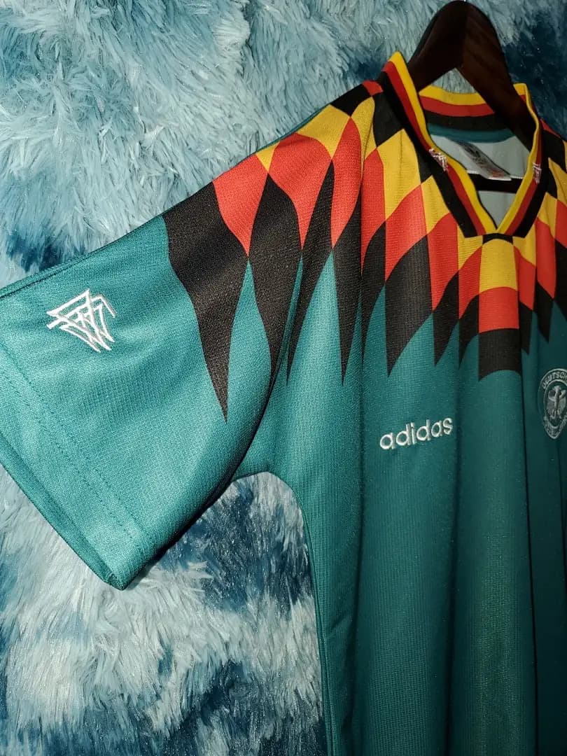 Allemagne Maillot Extérieur Retro 1994 miniature 2