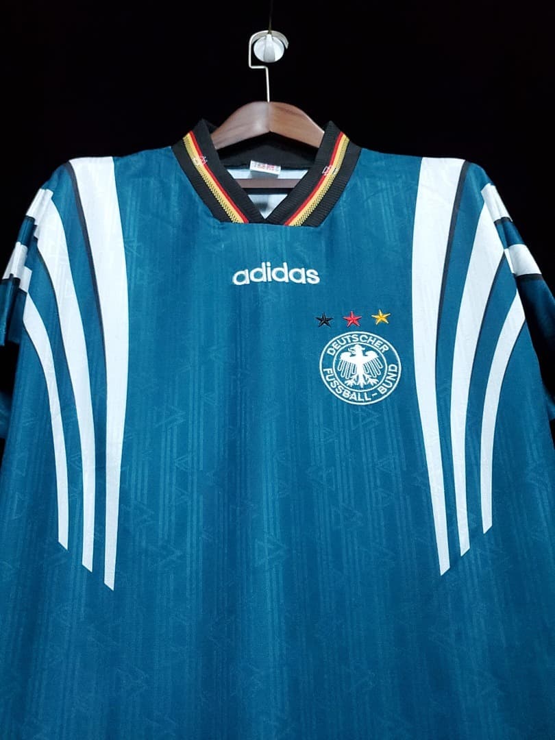 Allemagne Maillot Extérieur Retro 1998 miniature 7