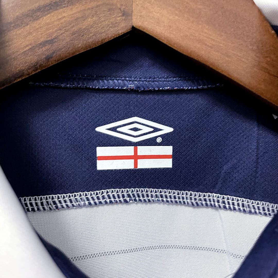 Angleterre Maillot Domicile Retro 2004 miniature 8