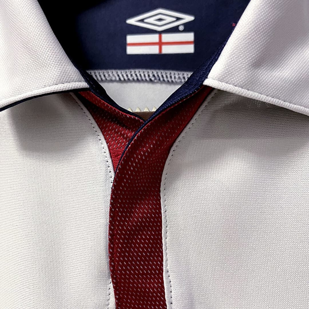 Angleterre Maillot Domicile Retro 2004 miniature 9