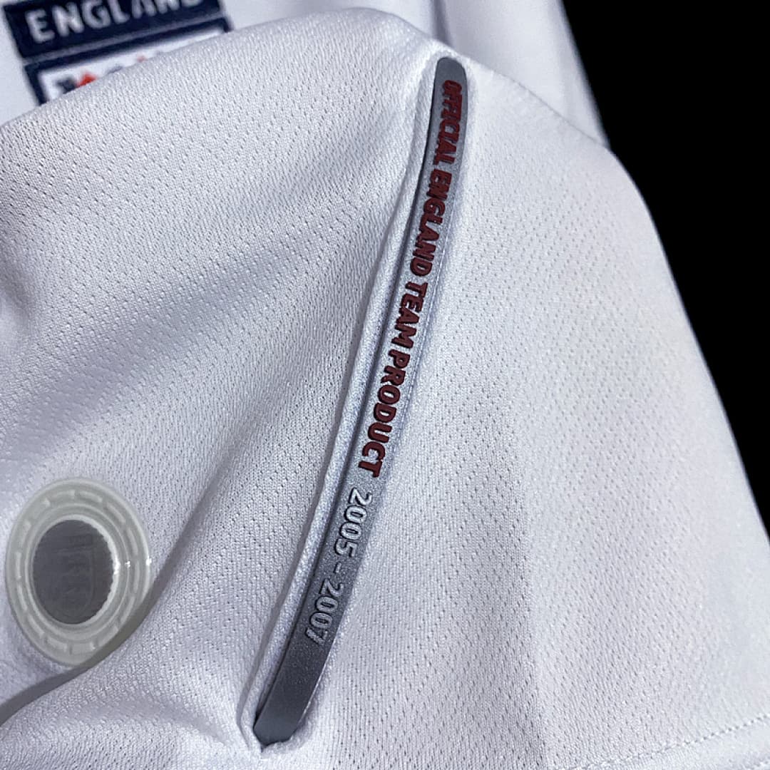 Angleterre Maillot Domicile Retro 2005 miniature 6