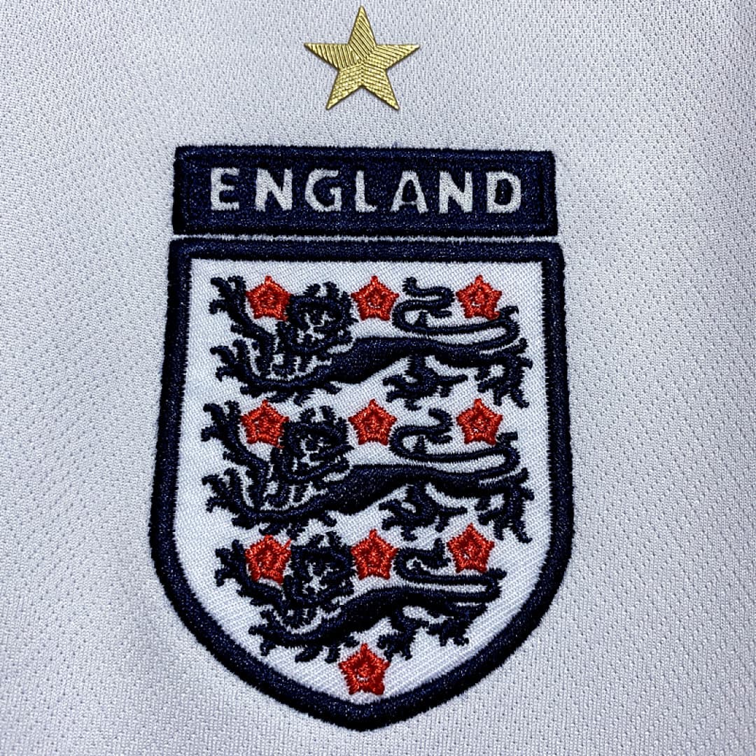 Angleterre Maillot Domicile Retro 2005 miniature 13