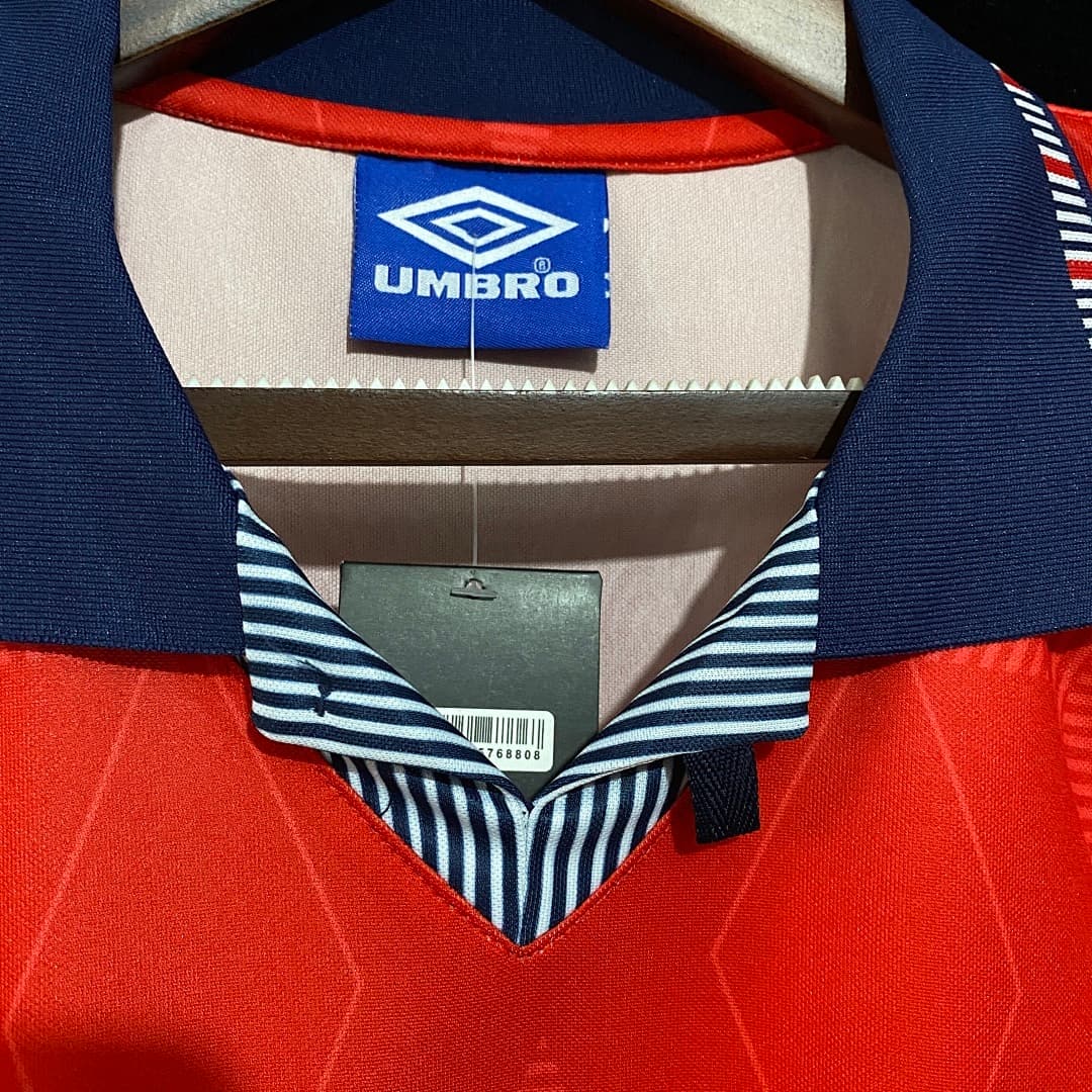 Angleterre Maillot Extérieur Retro 1990 miniature 5