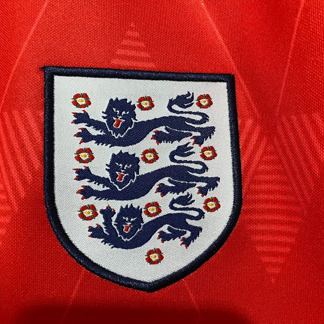 Angleterre Maillot Extérieur Retro 1990 miniature 8