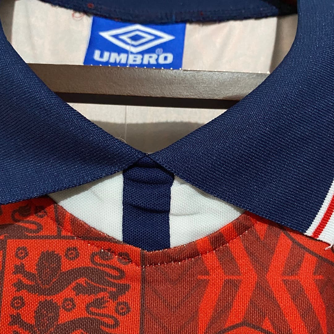 Angleterre Maillot Extérieur Retro 1994 miniature 6