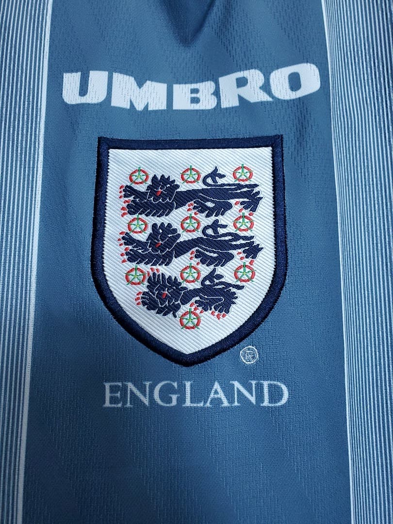 Angleterre Maillot Extérieur Retro 1996 miniature 6