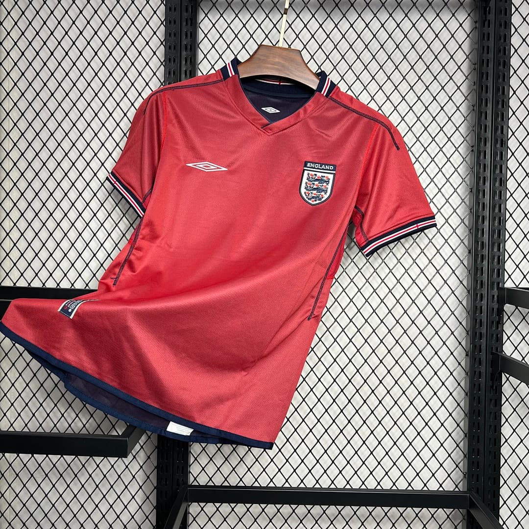Angleterre Maillot Extérieur Retro 2002 miniature 7