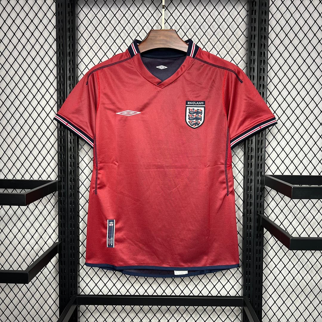 Angleterre Maillot Extérieur Retro 2002 miniature 11
