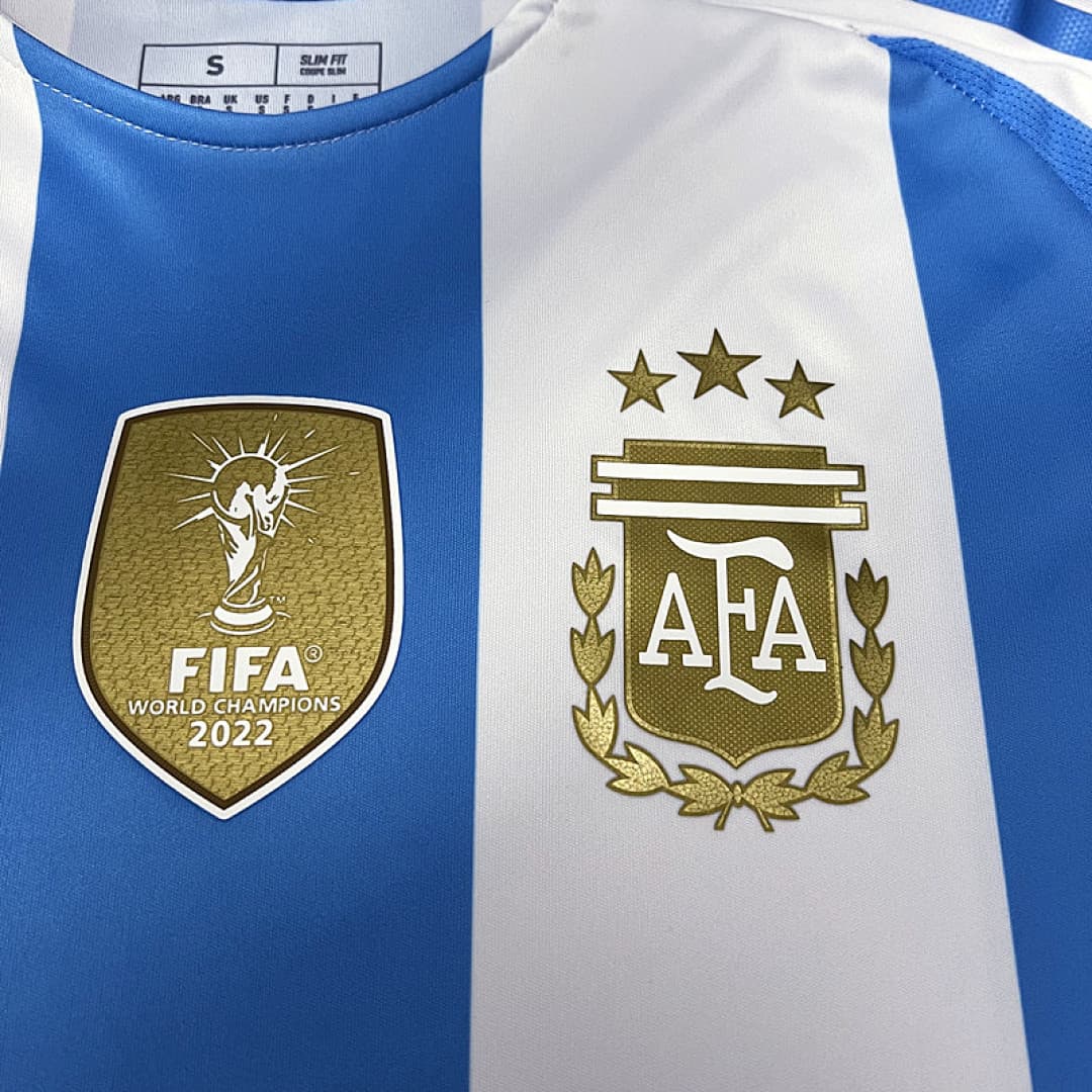 Argentine Maillot Domicile Version Joueur miniature 5