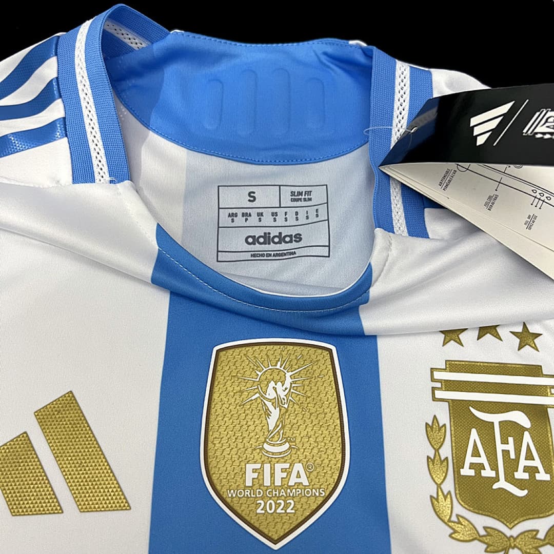 Argentine Maillot Domicile Version Joueur miniature 6