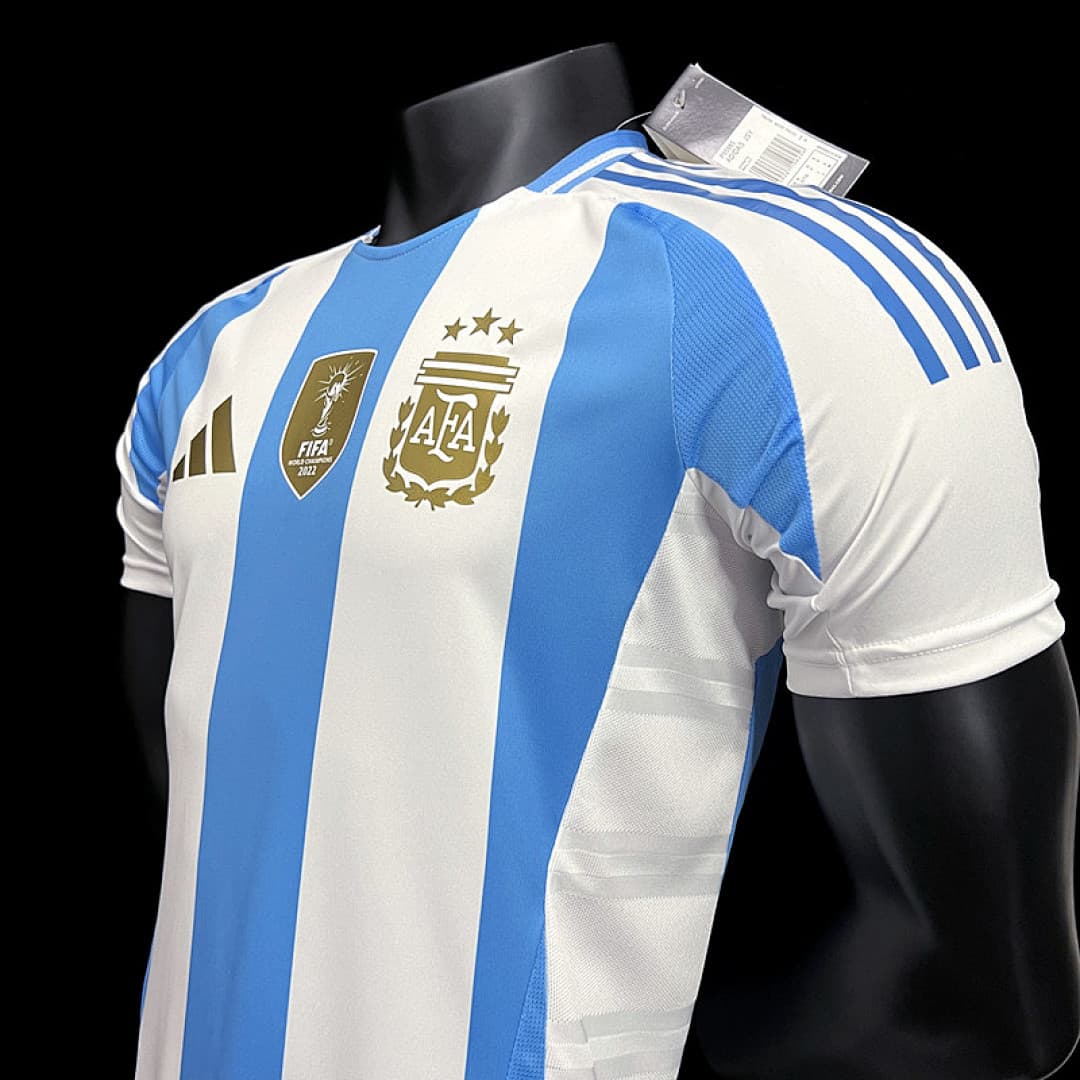 Argentine Maillot Domicile Version Joueur miniature 8