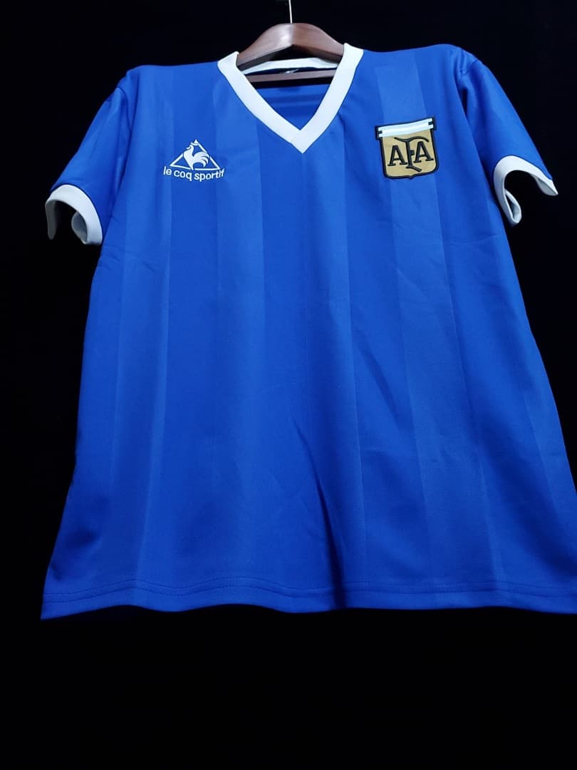 Argentine Maillot Extérieur Retro 1986 miniature 6