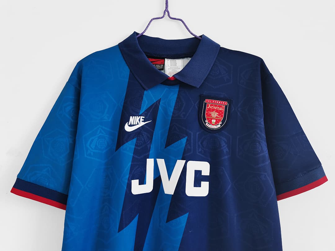 Arsenal Maillot Extérieur Retro 1995 miniature 6
