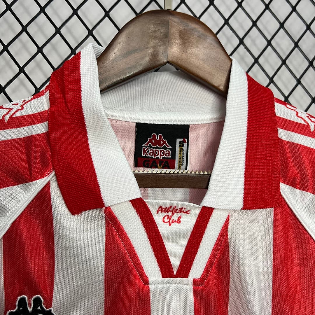 Athletic Bilbao Maillot Domicile Retro 1997-1998 miniature 4