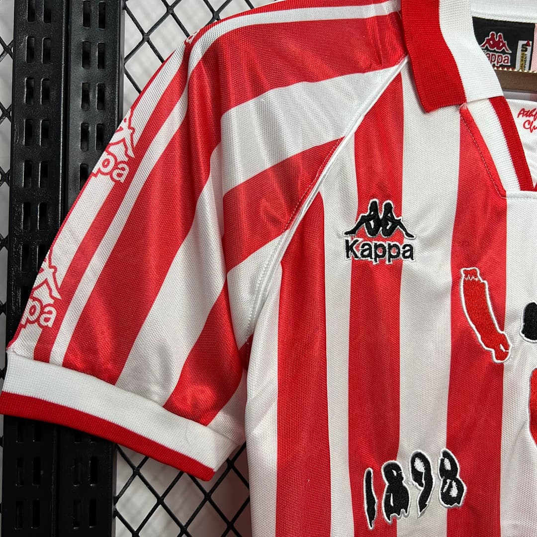 Athletic Bilbao Maillot Domicile Retro 1997-1998 miniature 5