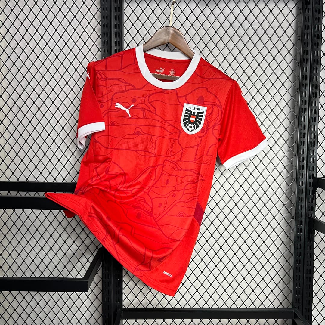 Austria 2024-2025 Euro Maillot Domicile miniature 6