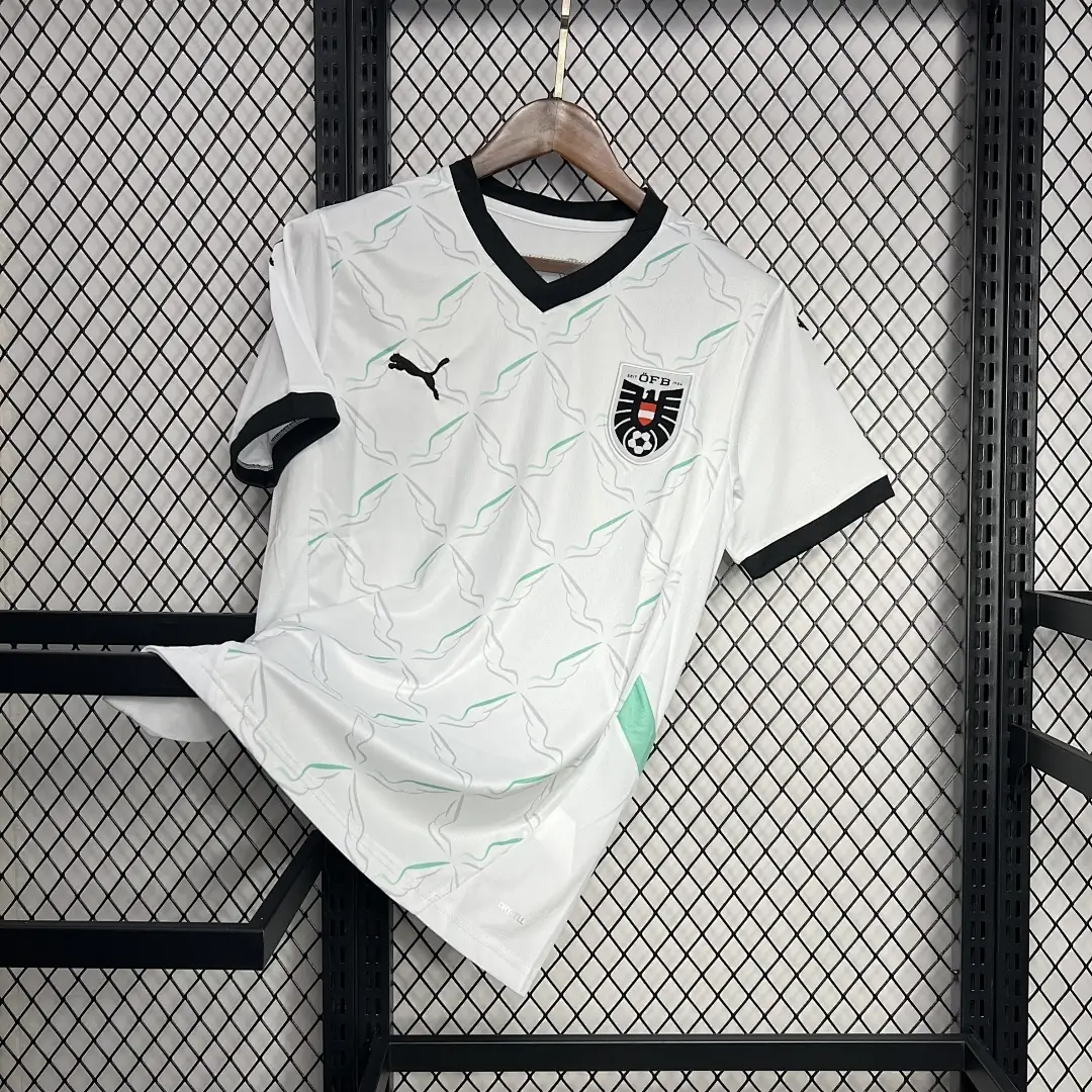 Austria 2024-2025 Euro Maillot Extérieur
