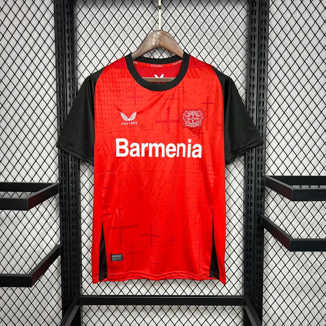 Bayer Leverkusen 2024-2025 Maillot Domicile miniature 5