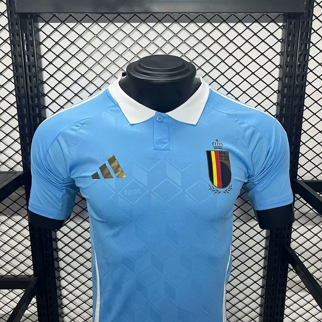 Belgique Maillot Extérieur Version Joueur miniature 3