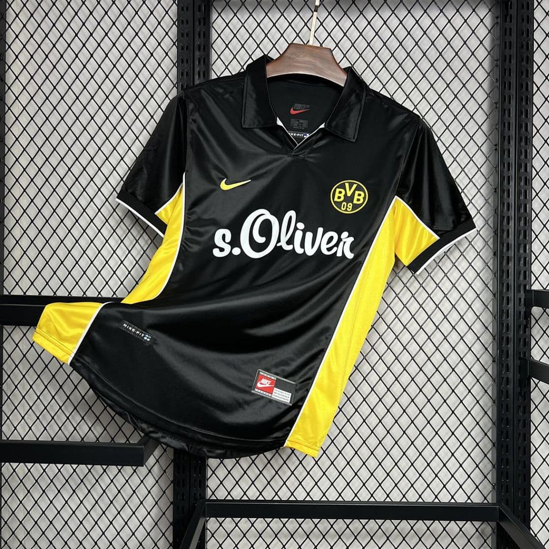 Borussia Dortmund Maillot Extérieur Retro miniature 7