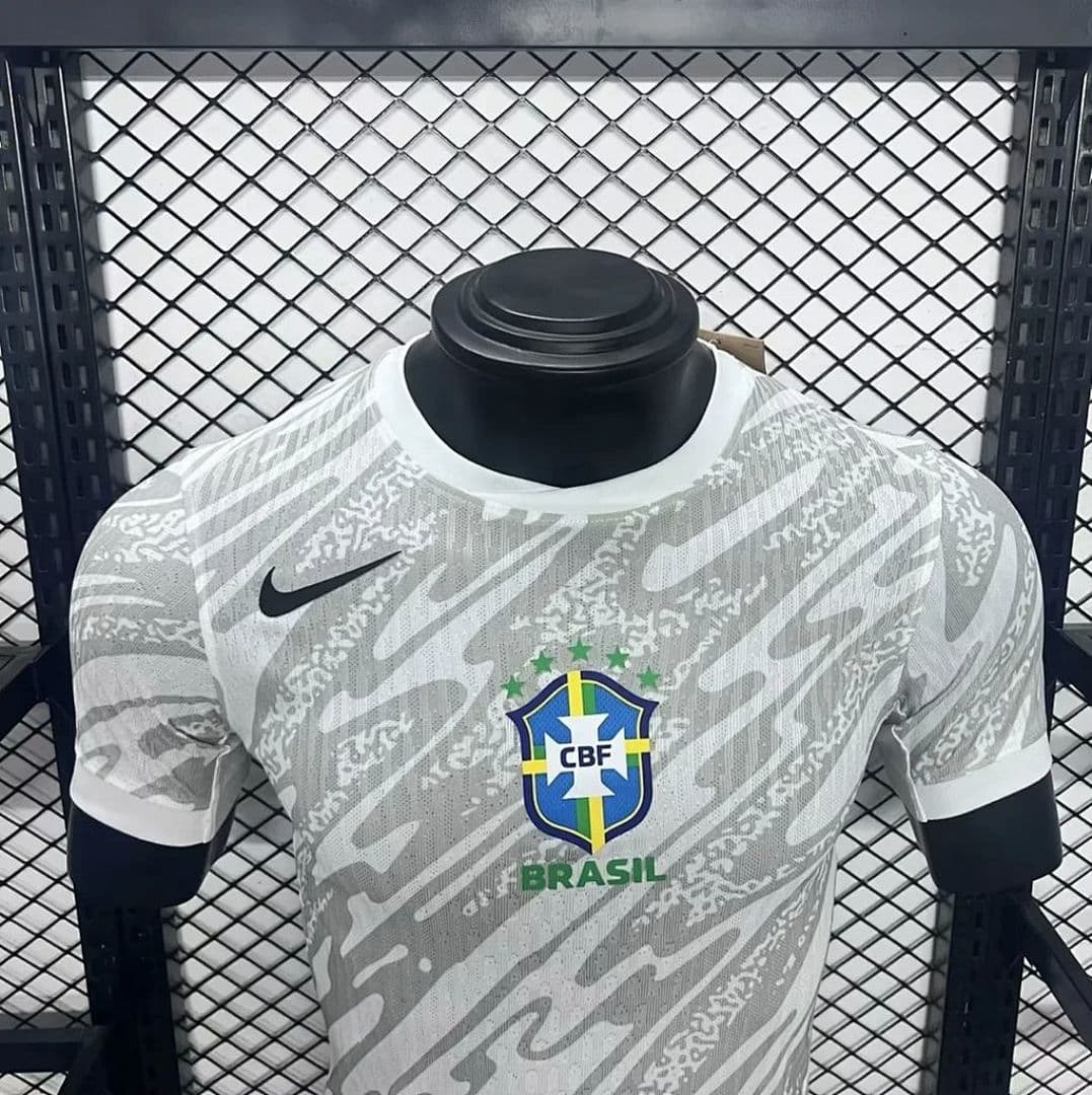 Brésil Maillot Domicile miniature 3