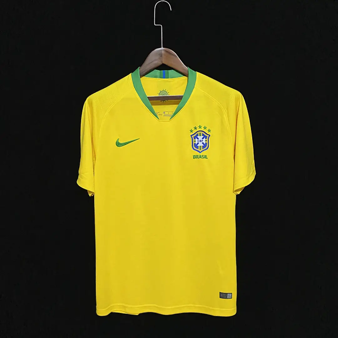 Brésil Maillot Domicile 2018