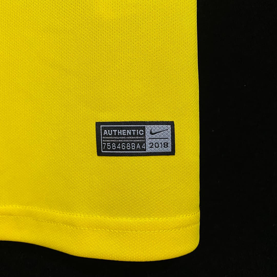 Brésil Maillot Domicile 2018 miniature 4