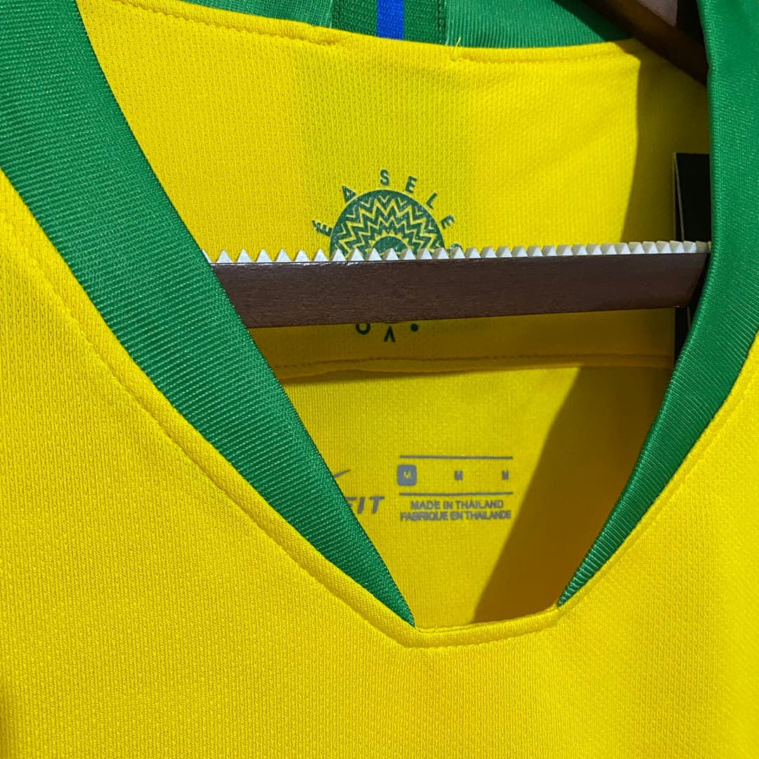 Brésil Maillot Domicile 2018 miniature 6