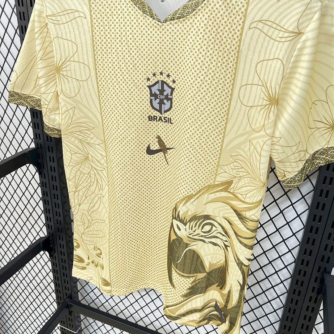 Brésil Maillot Domicile 2025-2026 miniature 3