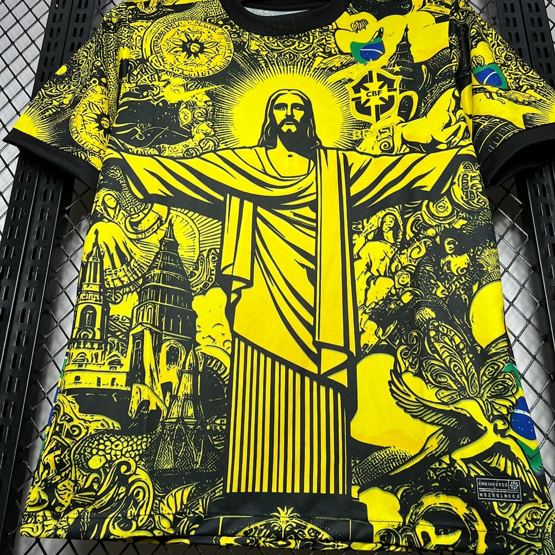 Brésil Maillot Domicile Edition Speciale miniature 3