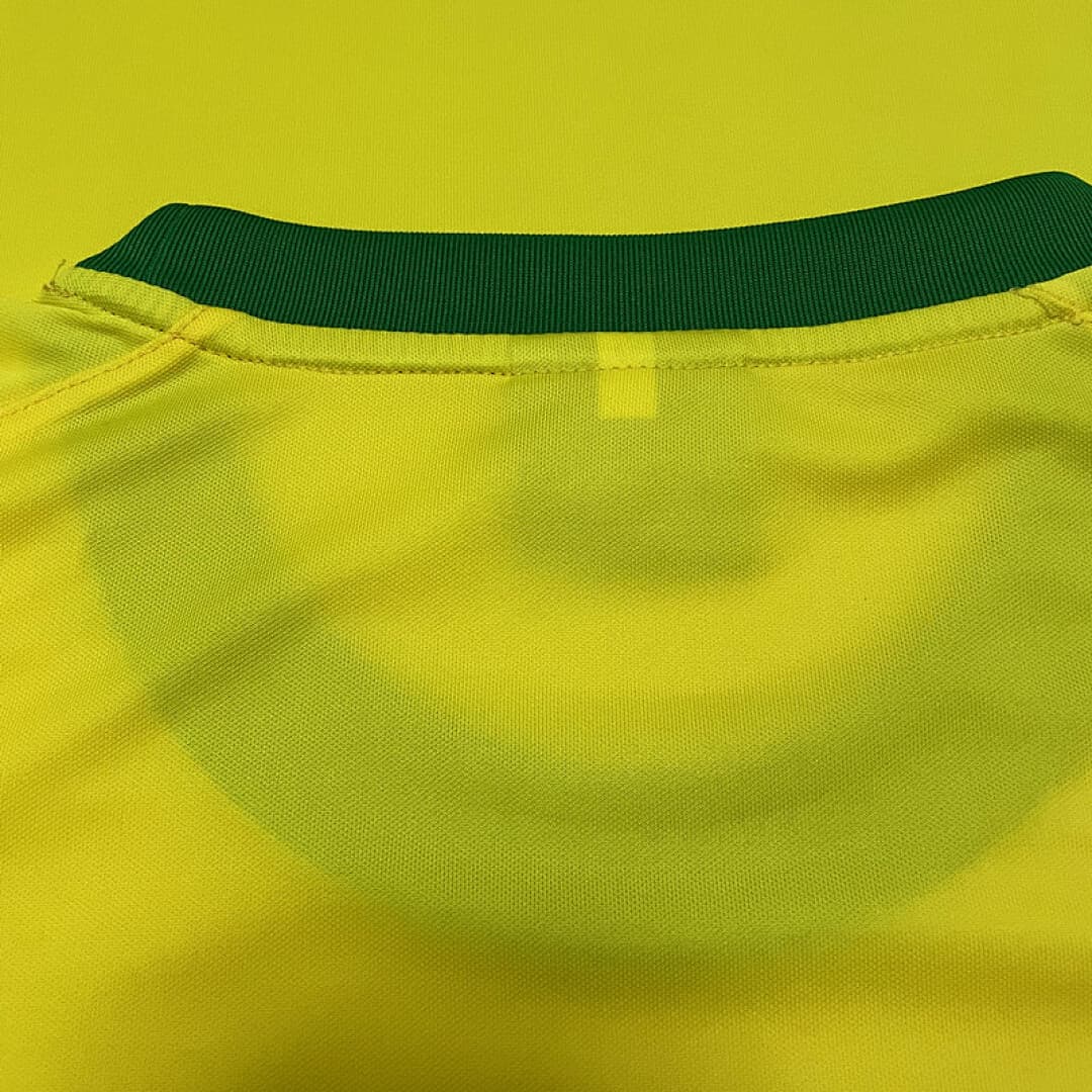 Brésil Maillot Domicile Retro 1970 miniature 3